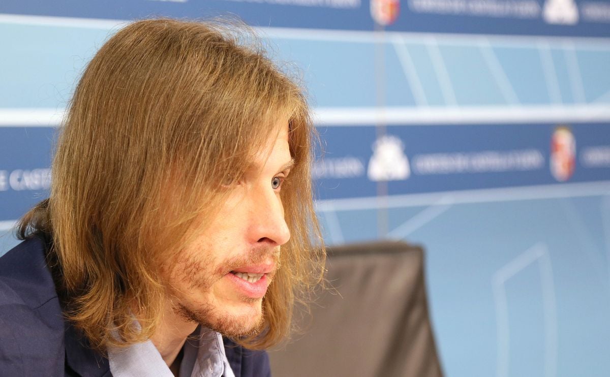 Pablo Fernández, durante una rueda de prensa.