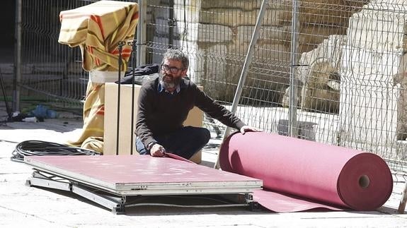 Imagen de los preparativos en San Isidoro.