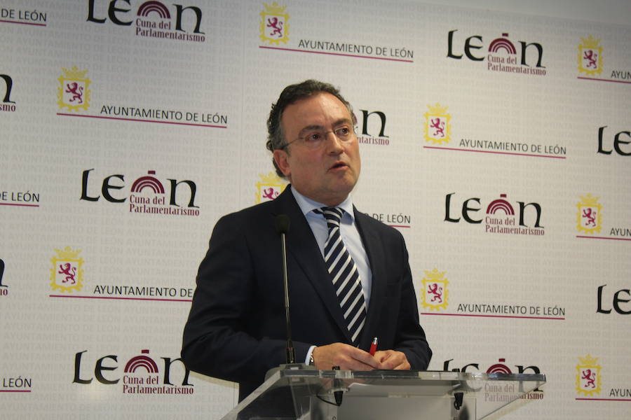 Fernando Salguero, durante la Junta de Gobierno