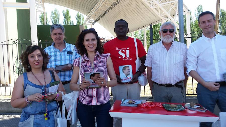 Flórez y Palomo visitaron este miércoles Navatejera y La Virgen