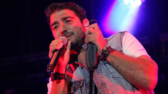 Antonio Orozco, en un momento del concierto.