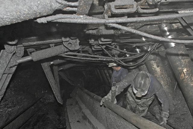 Imagen del interior de una explotación minera.