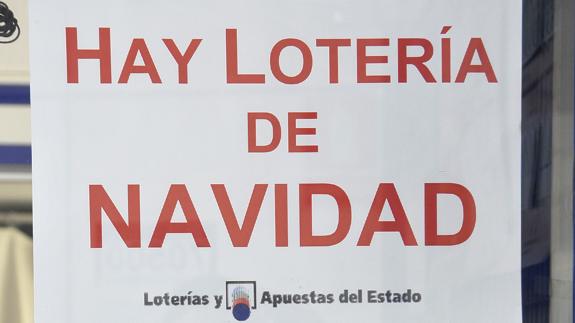 Lotería de Navidad a la venta en la administración nº8 de Segovia.