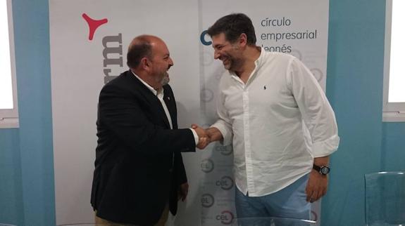 Iberinform y el Círculo Empresarial Leonés firman un convenio para mejorar las condiciones de los asociados