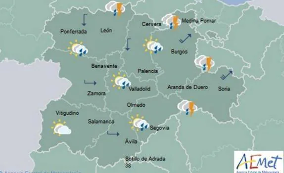 Las temperaturas máximas continúan descendiendo en León