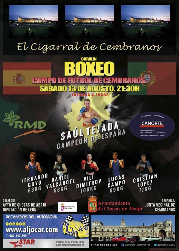 Cartel de la velada.