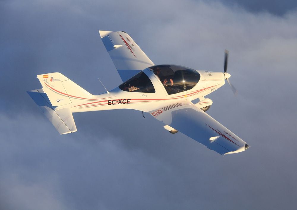 Imagen de una de las aeronaves participantes.