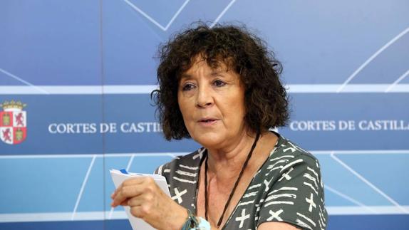La portavoz de Sanidad del Grupo Parlamentario Socialista, Mercedes Martín, hace balance de las políticas sanitarias de la Junta en esta legislatura