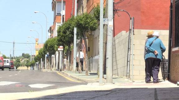 Vista de la Calle Nazareth, la vía principal del Barrio de la Inmaculada.