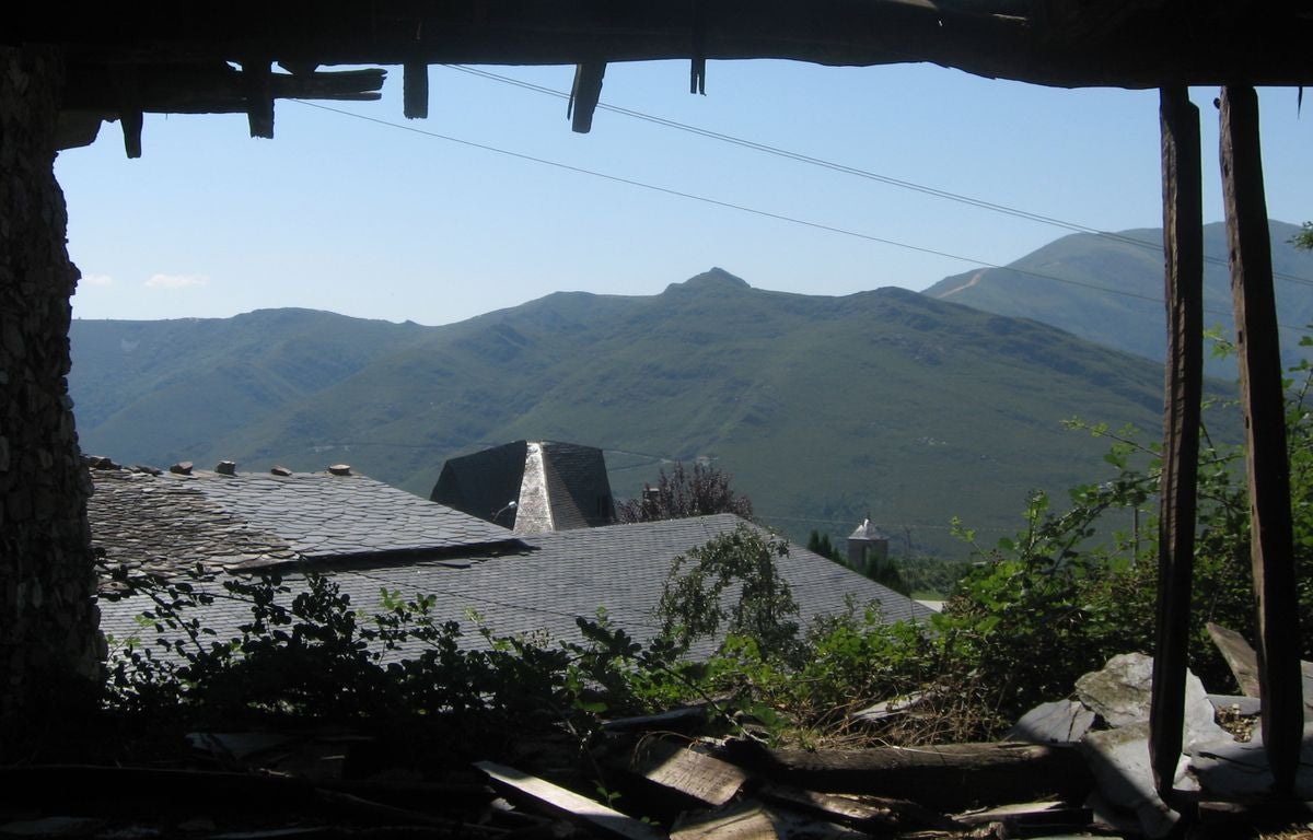 Imagen tomada desde la localidad de Oencia.