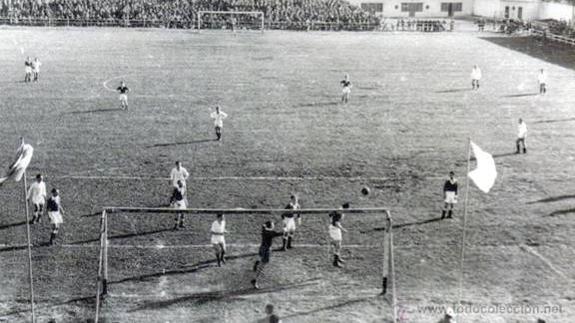 Imagen de la Puentecilla durante el Cultural-Real Madrid.