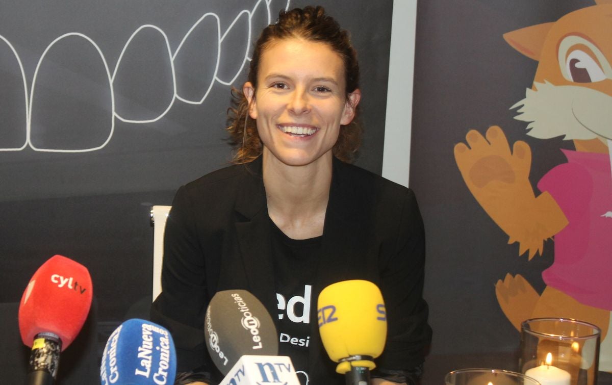 Blanca Fernández, en la rueda de prensa de este martes.