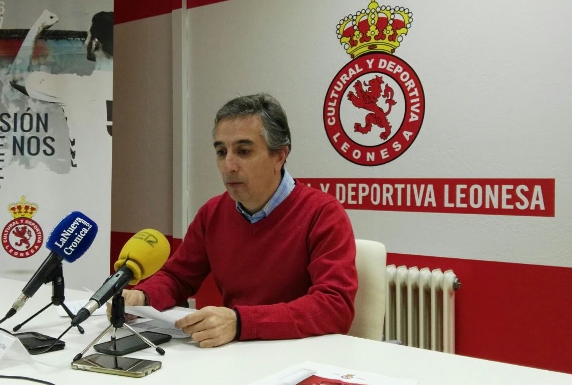 Juan Luis Diez, en la rueda de prensa.