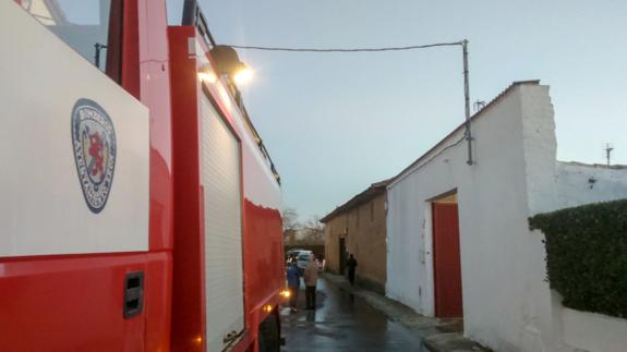 Imágenes del incendio en Villalquite.