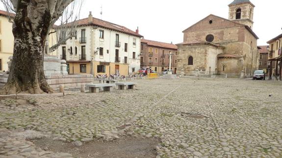 Estado actual de la Plaza del Grano. 