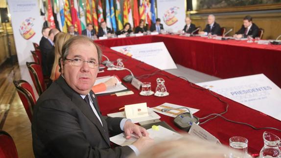 Juan Vicente Herrera, en la Conferencia de Presidentes.