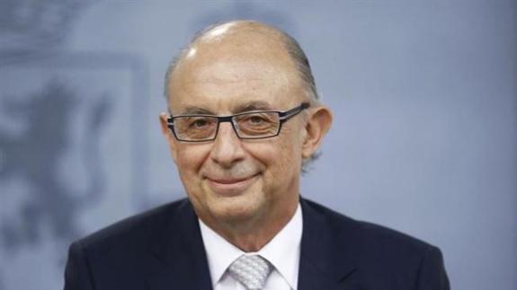 Cristóbal Montoro, ministro de Hacienda.