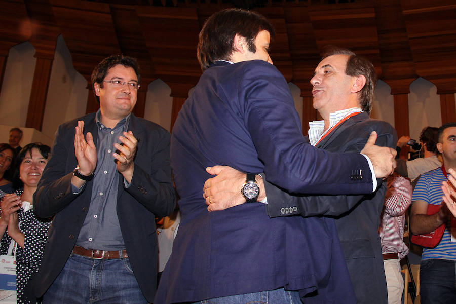 José Antonio Alonso, durante el congreso del PSOE en León en 2012. 