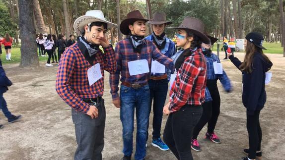 Imagen de uno de los grupos participantes en el 'Rompecabezas'.