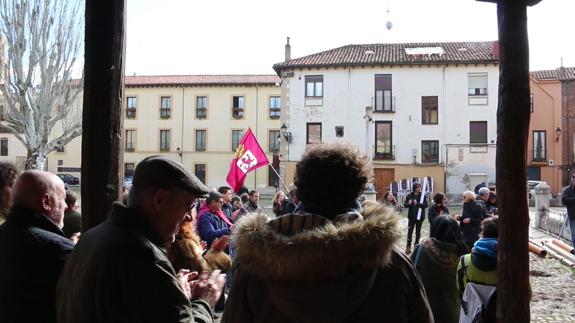 Concentración realizada en la Plaza del Grano. 