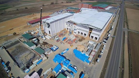 Instalaciones de la futura planta de Embutidos Rodríguez. 