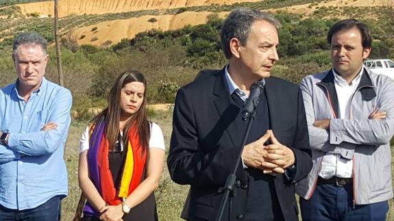 Zapatero, durante el acto por el décimo aniversario de la Ley de la Memoria Histórica. 