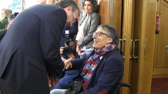 Silván felicita a José Manuel González, nuevo Defensor de las Personas con Discapacidad. 