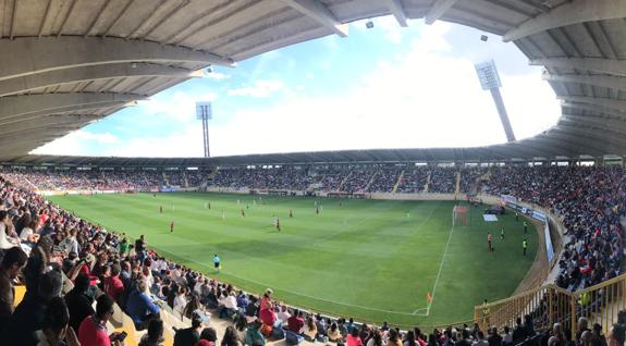 Imagen del estadio, este domingo.