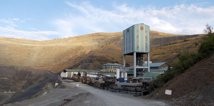 Instalaciones de la Hullera Vasco Leonesa. 