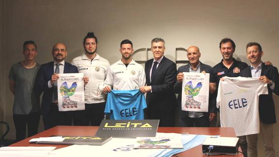 Presentación de la exhibición en la sede de la Fele.