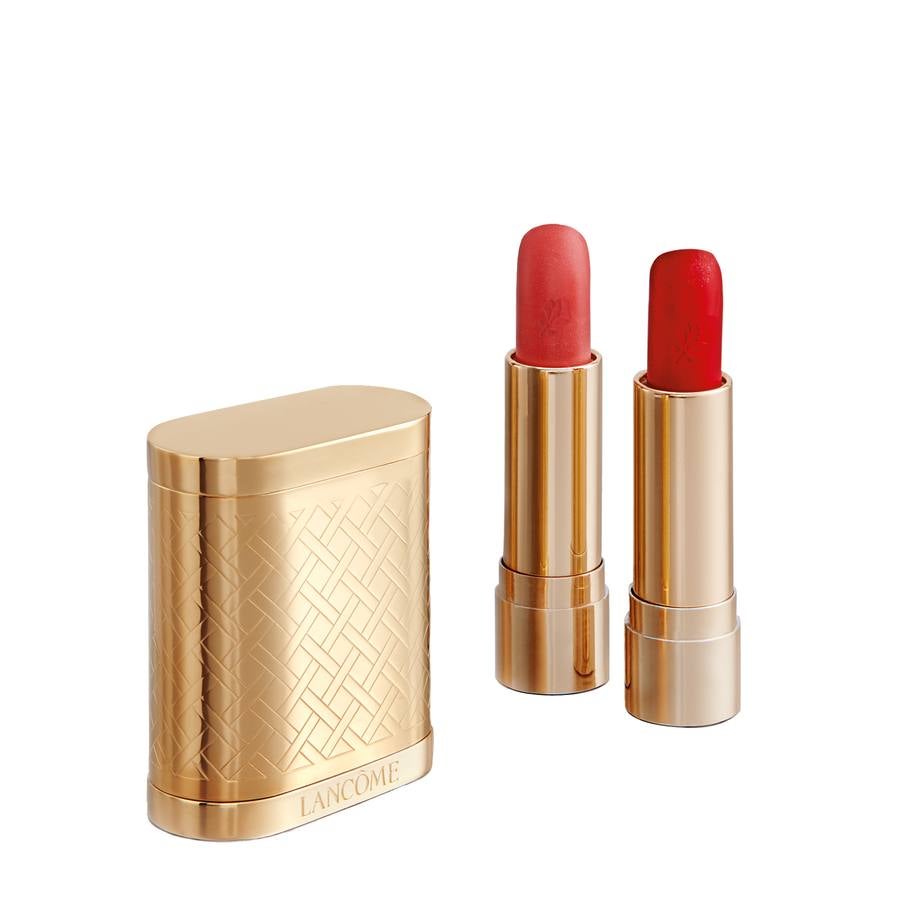 Les Jumelés es la edición limitada que ha lanzado Lancôme con motivo de su 80 aniversario. Un homenaje a los objetos joya que solía diseñar su fundador, Armand Petitjean, y que hoy son un lujo casi desaparecido. Se trata de la reedición de un estuche con dos barras de labios que permitía a las mujeres llevar en el bolso sus dos tonos fetiche (495 €, en El Corte Inglés).