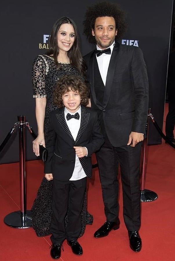 Marcelo se lleva a toda la familia a la gala del Balón de Oro.