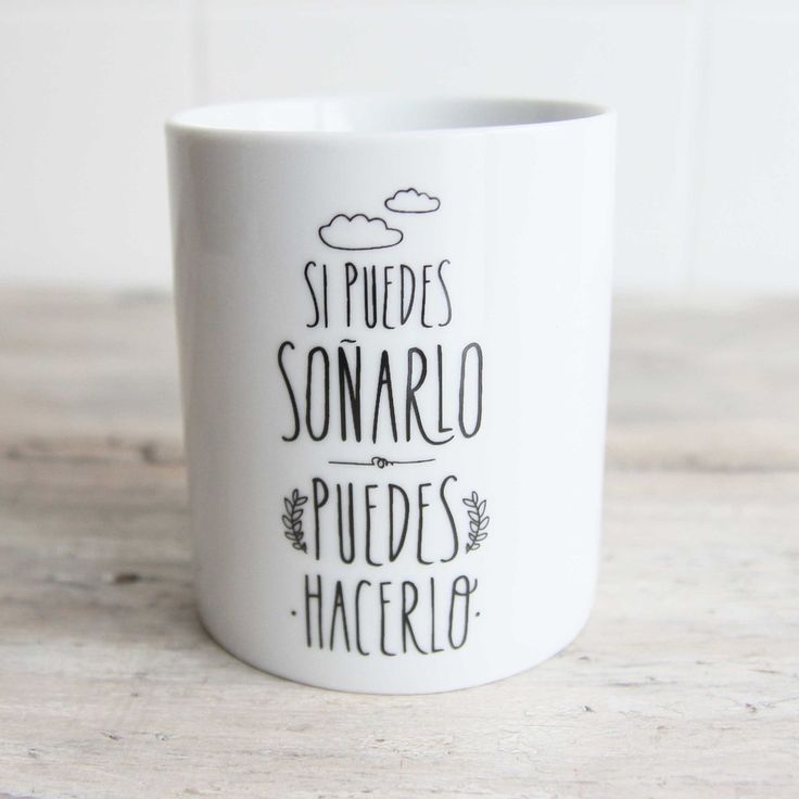 Gracias a las tazas de Mr. Wonderful tendrás un café con sus frases motivadoras como ésta: 'Si puedes soñarlo, puedes hacerlo'
