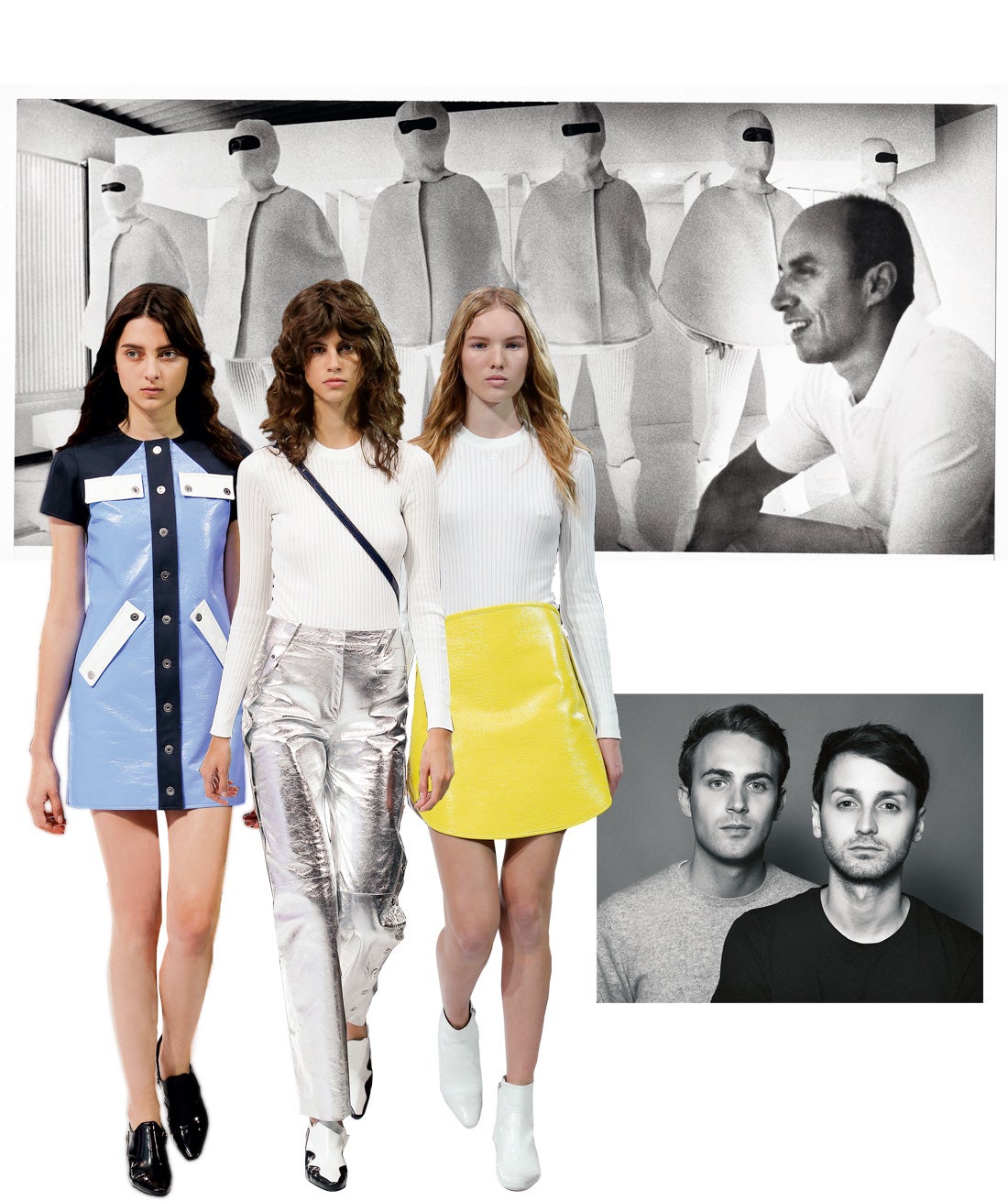 El 8 de enero nos dejó André Courrèges, un maestro que marcó un antes y un después en la historia de la moda. ¿Su logro? En los años 60, fue uno de los precursores de la minifalda y un pionero en el uso de materiales hasta entonces inimaginables sobre una pasarela, como el PVC. Sus siluetas geométricas, sus diseños futuristas y su uso pop del color sedujeron a fieles como Jackie Kennedy y Françoise Hardy. Un legado que ha hecho suyo el dúo de diseñadores Coperni, actuales directores creativos de la firma.