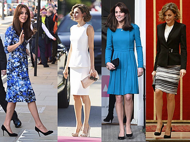 La Reina de España y la Duquesa de Cambridge optan por la sofisticación pero fieles a dos estilos muy diferentes.