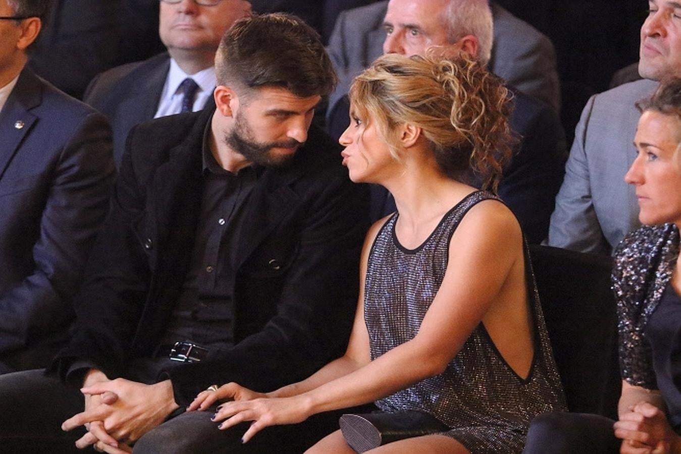 Gerard Piqué acudió acompañado por Shakira, madre de sus dos hijos.
