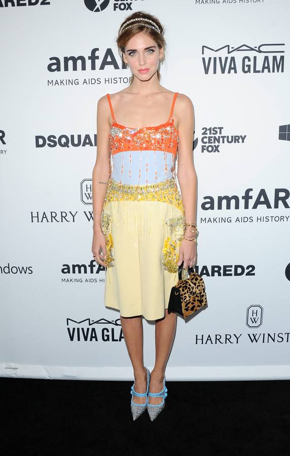 La italiana fue una de las invitadas a la cena solidaria celebrada anualmente en Los Ángeles