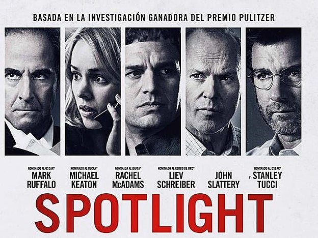 'Spotlight', una de las películas favoritas a los Óscar de este año gracias a sus 6 nominaciones.