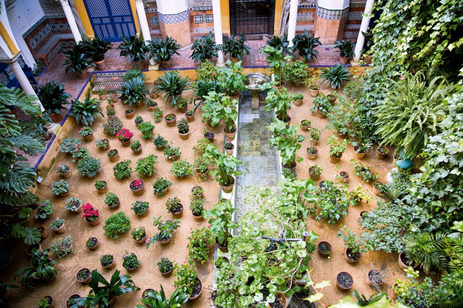 Patio interior de la Casa del Agua