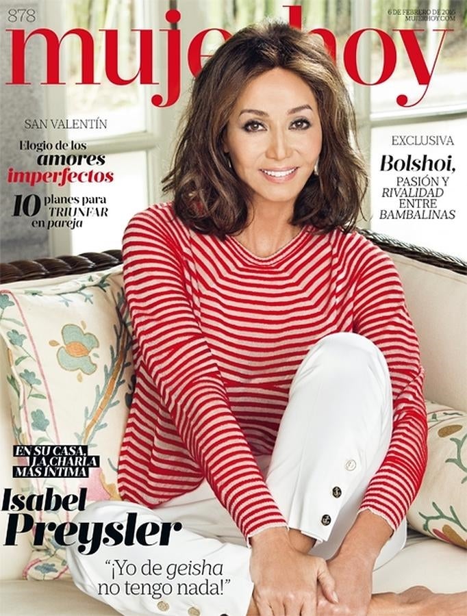 Isabel Preysler abre a la revista Mujerhoy las puertas de su casa y de su corazón.