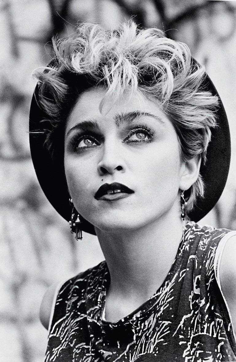 Fotos de la exposición de Madonna (Fotografía tomada entre 1981-1982)