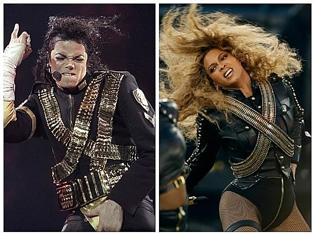 Michael Jackson, en la Superbowl de 1993; y Beyoncé, en la de 2016.