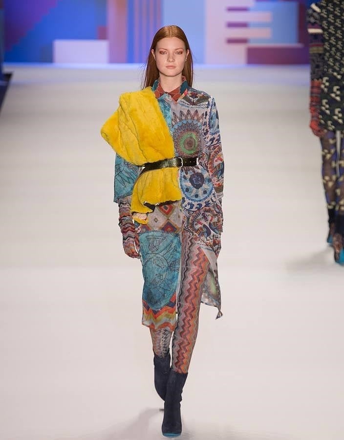 El pachtwork se convierte en una de las tendencias claves de la colección.