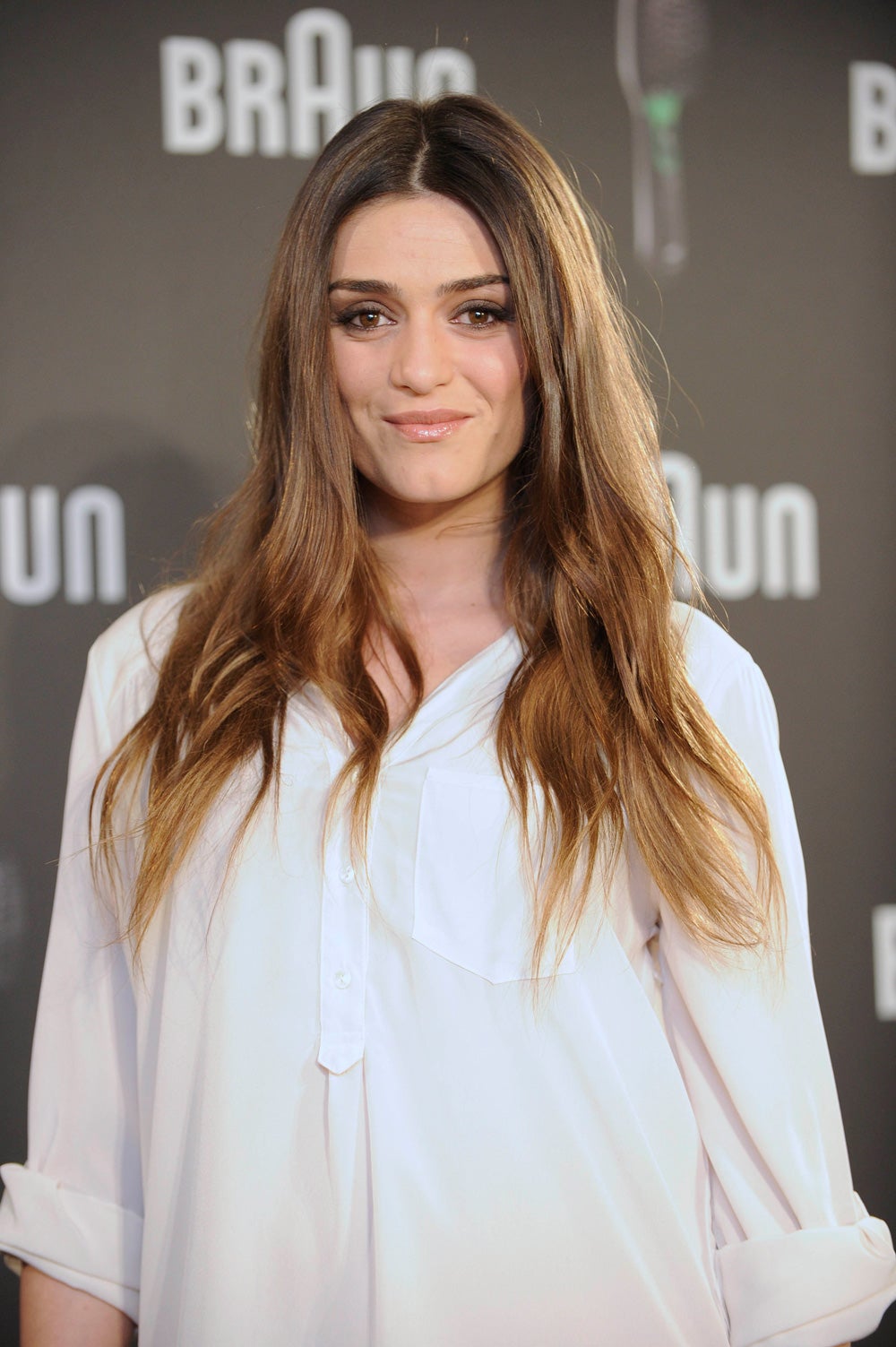 Olivia Molina posando para Braun