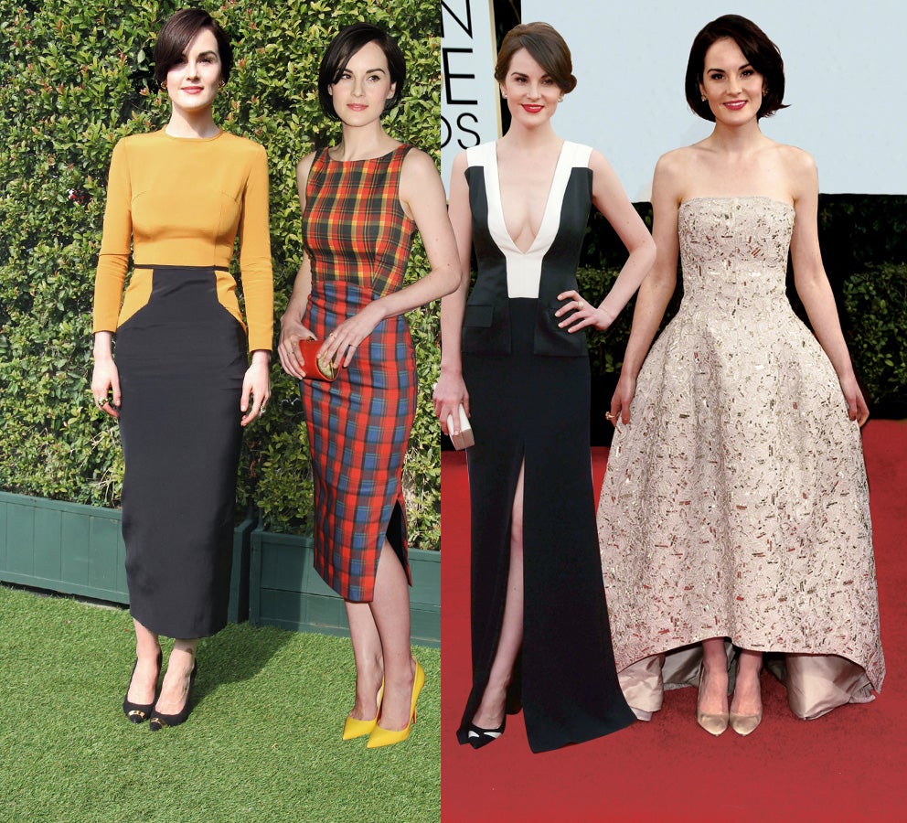 Es imposible olvidar su papel de lady Mary en la serie Downton Abbey. E, igual que la heredera de los Crawley, también Michelle deslumbra por su estilo. Fan de los looks de diva, con vestidos que marcan la silueta y con un toque teatral, la hemos visto vestida por Victoria Beckham, Antonio Berardi, Erdem, Alexandre Vauthier o J. Mendel