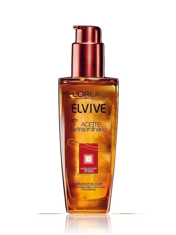 Gracias a una alquimia perfecta de 6 extractos de aceites de flores preciosas (Loto, Camomila, Tiaré, Manzanilla, Rosa y Lino), proporciona al cabello nutrición, brillo y suavidad. Su fórmula rica, no grasa y ligera, se adapta a todos los tipos de cabellos sin apelmazarlos. Sublima tu cabello en un instante, lo protege de las agresiones externas de la vida cotidiana, además de ayudar a disciplinarlo. (Precio: 9,99€).