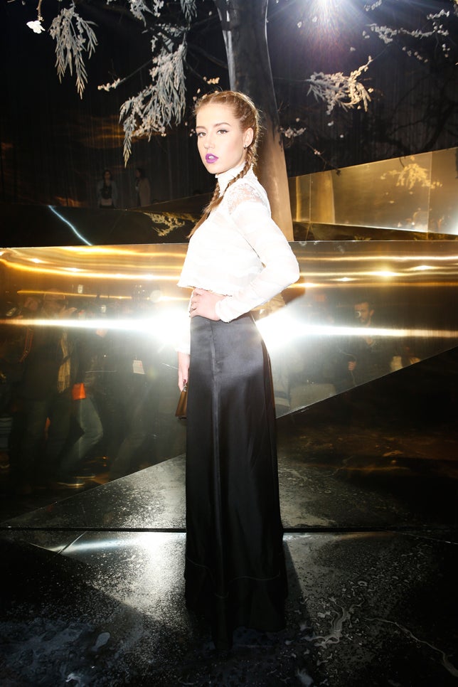 La 'it girl' lució uno de los looks de la colección