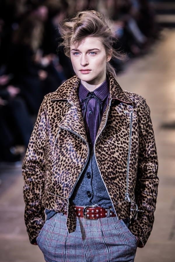 Cuadros, print animal y todo tipo de estampados sobre la pasarela.