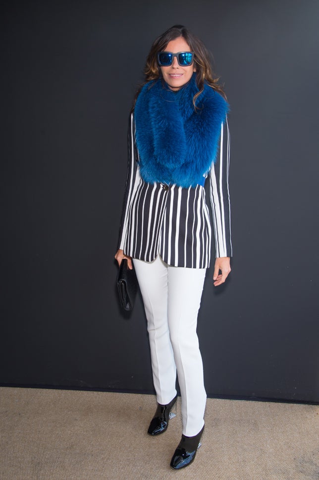 Christina Pitanguy no faltó a la cita con el 'prêt-à-couture' de Elie Saab.