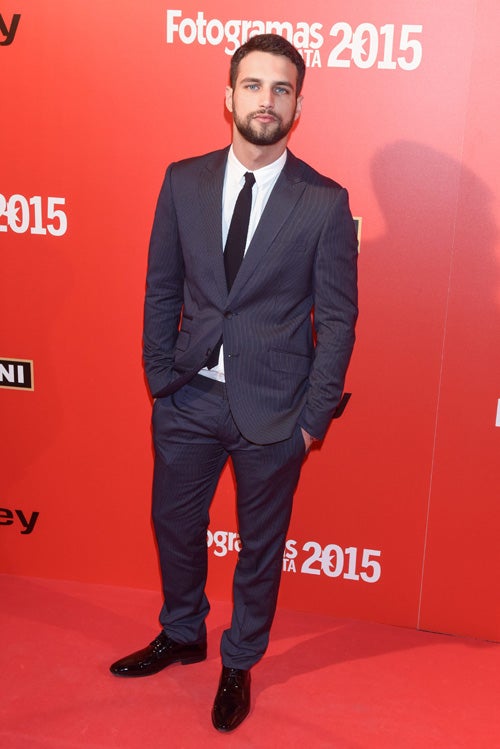 El joven actor tampoco faltó a la gala